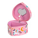 Heart Musical Jewelry Box for Girls | Unicorn Jewelry Box Gifts for Girls | Valentines Birthday Gifts Set for Girls Toddler Kids 3 4 5 6 7 8 Years Old